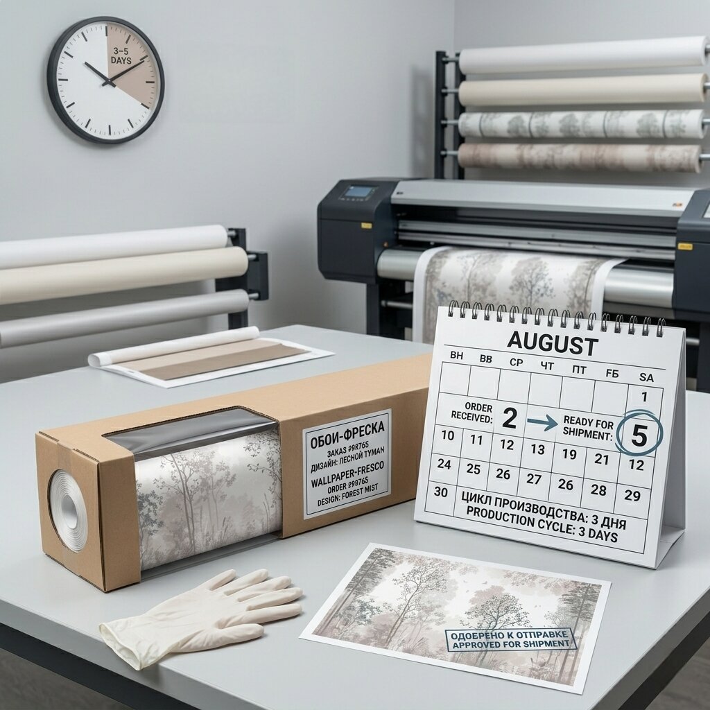 Готовность за 3–5 дней